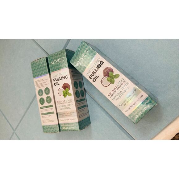 ALIVER Coconut Oil Pulling with Peppermint Oil-Mouthwash for Oral Care - Picture 3 of 3